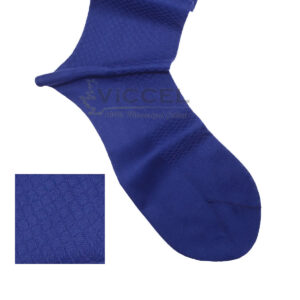 Viccel Socks - Egyptian Blue Textured Fish Cotton Socks