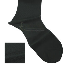 Viccel Socks - Forest Green Textured Fish Cotton Socks
