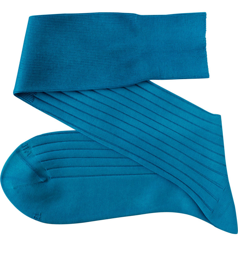 Viccel Turquoise Over the calf socks Over the knee cotton socks Buy socks