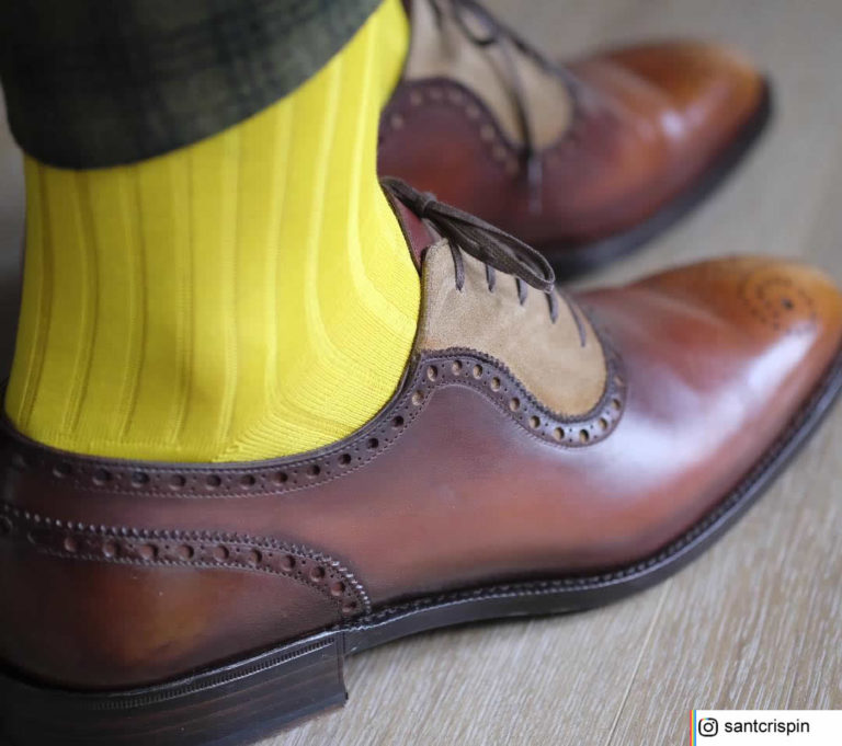 Viccel Socks - Vivid Canary Yellow Cotton Socks the photo taken by our client if you are asking where to buy quality mens dress socks at reasonable prices