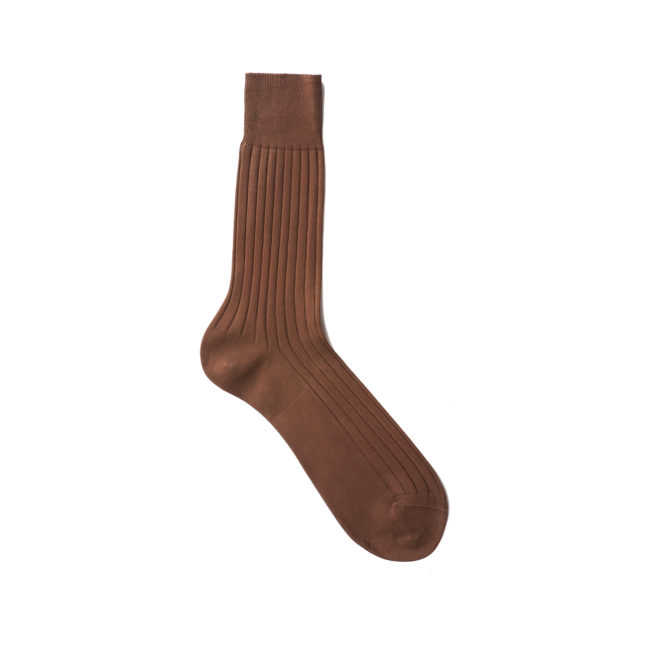 Viccel Brown Midcalf socks Over the knee cotton socks