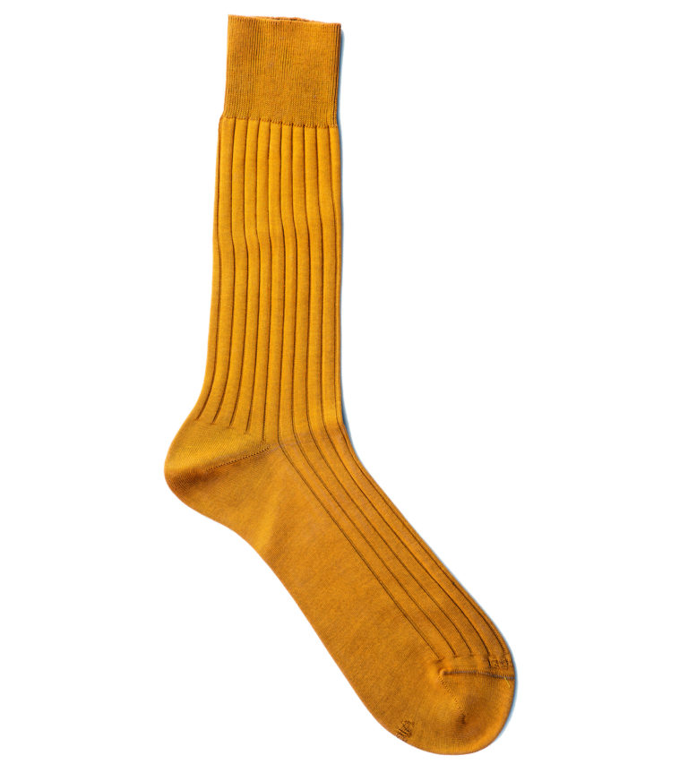 Viccel mustard Blue Mid calf socks Over the knee cotton socks