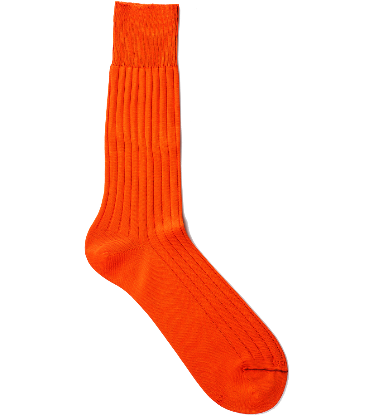 Viccel Orange Cotton Socks