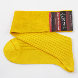 Viccel Canary Yellow Over the calf socks Over the knee cotton socks buy socks