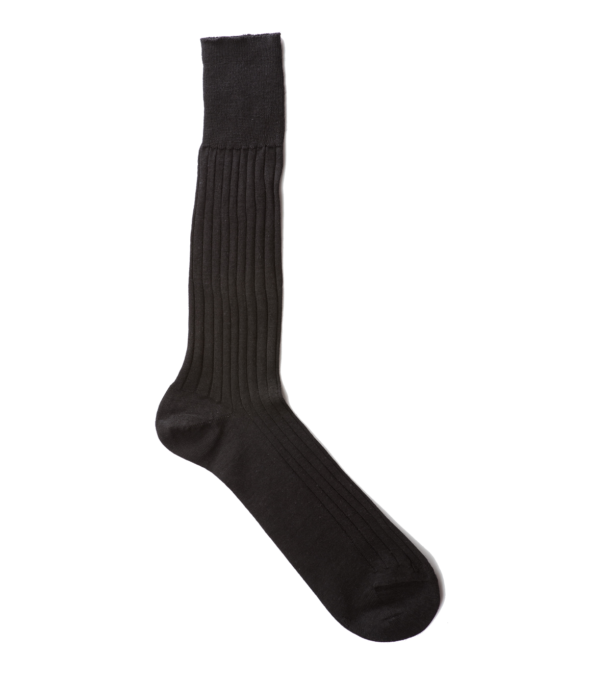 Viccel Over The Calf And Mid Calf Black Wool Silk Socks