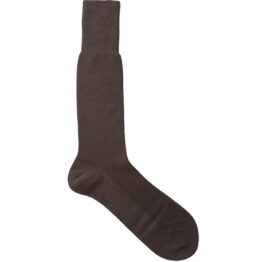 Viccel Socks - Gray Pique wool silk socks