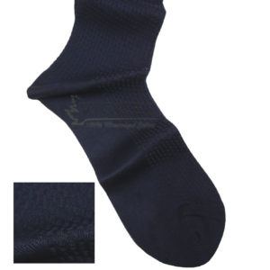 Viccel Socks Textured Navy Blue Brick Socks