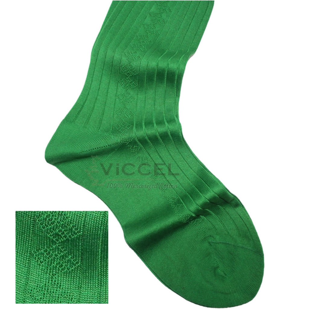 Cotton Diamond Textured Pistacio Green Socks cotton-diamond-textured-pistacio-green-socks