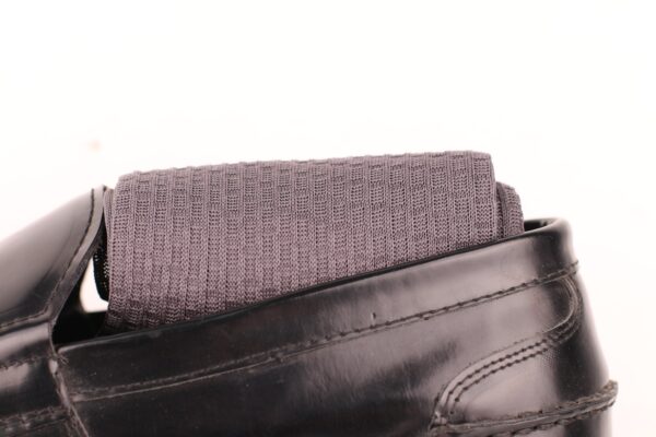Cotton Gray Textured Brick Socks - Image 4