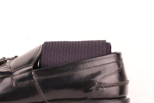Cotton Textured Charcaol Brick Socks - Image 3