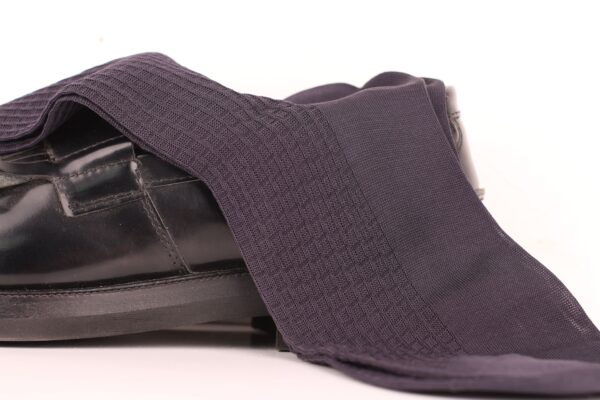 Cotton Textured Charcaol Brick Socks