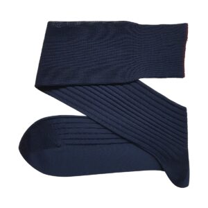 navy blue cotton socks