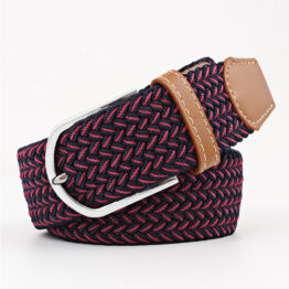 elastic mens belt no hole need turqouse Navy blue red