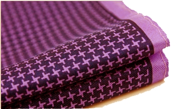 100 silk pocket square polka dots white purple houndstooth