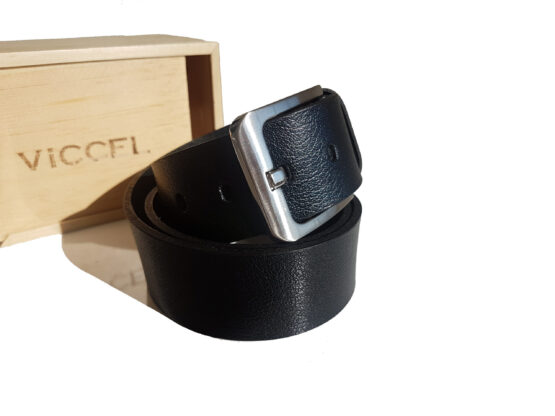 Casual black leather belts 100%leather