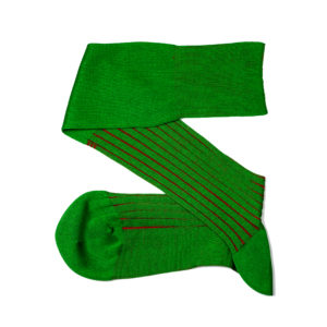 Viccel Pistacio Green Red Shadow Socks