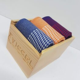 Viccel Socks houndstooth with wooden box
