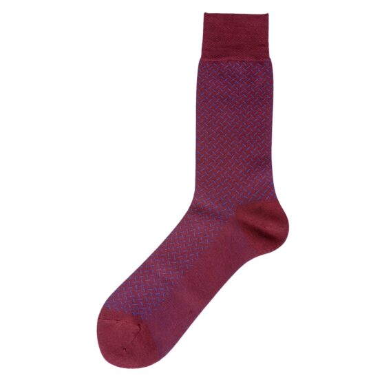 burgundy royal blue viccel socks