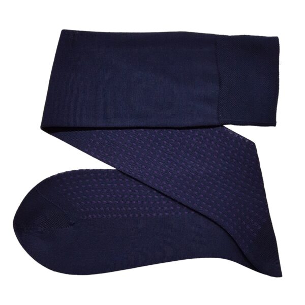 Viccel Navy blue cotton socks
