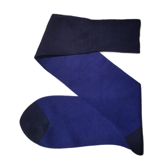 Navy blue Royal blue cotton socks