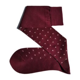 Viccel burgundy Cotton socks
