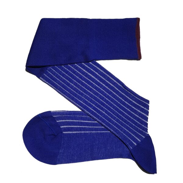 viccel royal blue white shadow socks