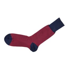 Viccel nay blue red striped cotton socks