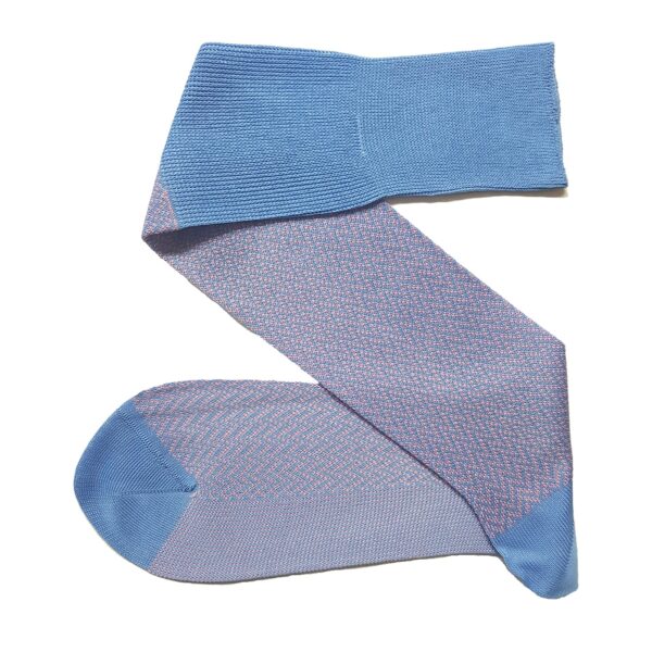 viccel Skyblue herringbone cotton socks