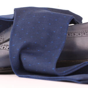 NAVY BLUE ROYAL BLUE PIN DOTS SOCKS