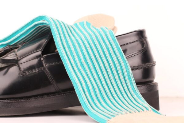 NEW ! MUSHROOM SHADOW STRIPED COTTON SOCKS - Image 3