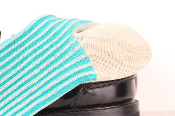 NEW ! MUSHROOM SHADOW STRIPED COTTON SOCKS