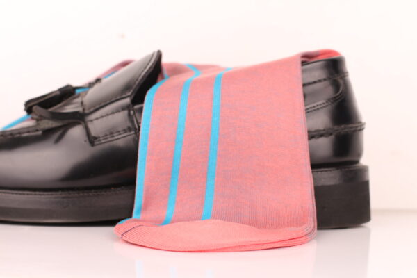 PINK COTTON OVER THE CALF SOCKS - Image 2