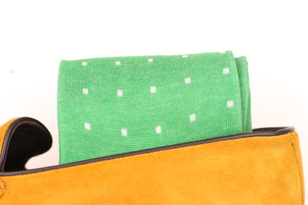 PURPLE COTTON OVER THE CALF SOCKS - Image 3