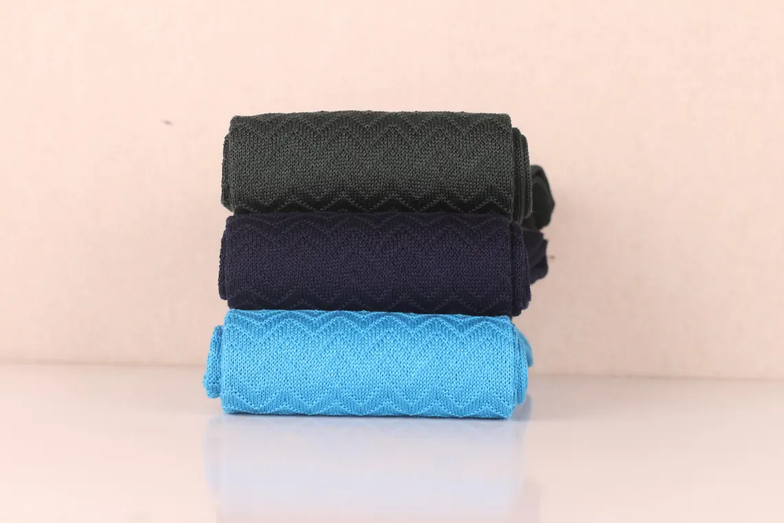 herringbone dress socks for men cotton textured socks