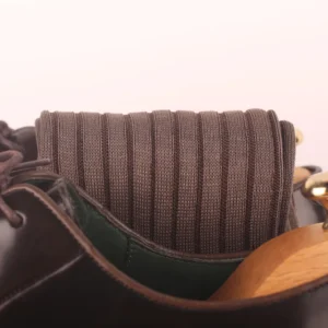 Marmatto Brown Shadow Striped Cotton Socks